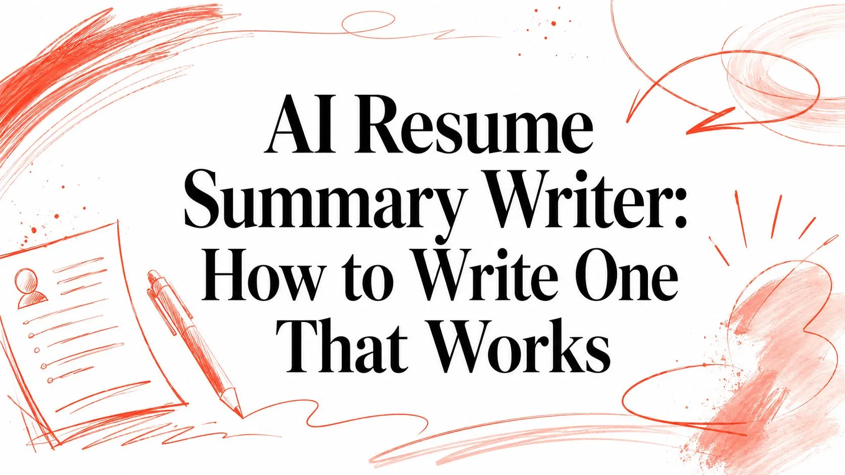 AI Resume Summary Writer: How to Write One That Works - StoryCV Blog