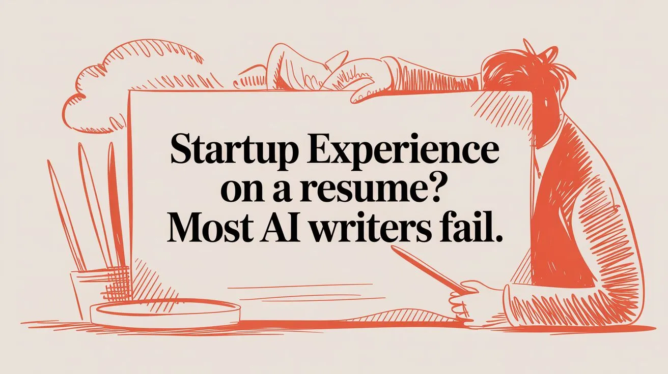 Startup Experience on a Resume? Most AI Writers Fail. - StoryCV Blog