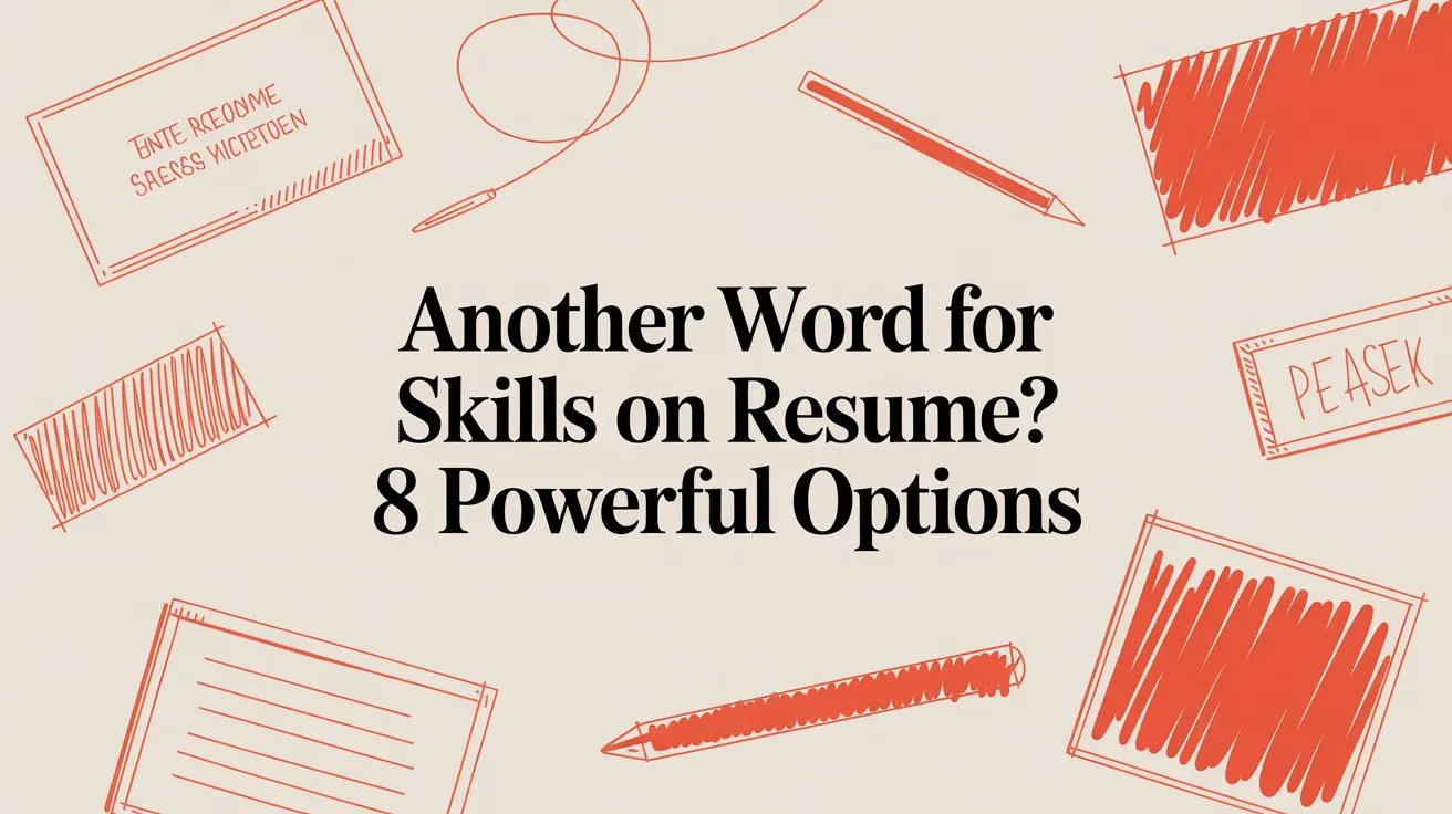 Another Word for Skills on Resume? 8 Powerful Options - StoryCV Blog