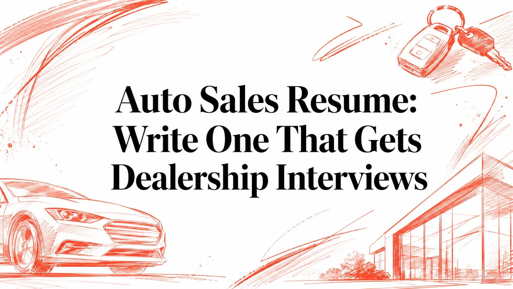 Auto Sales Resume: Write One That Gets Dealership Interviews - StoryCV Blog