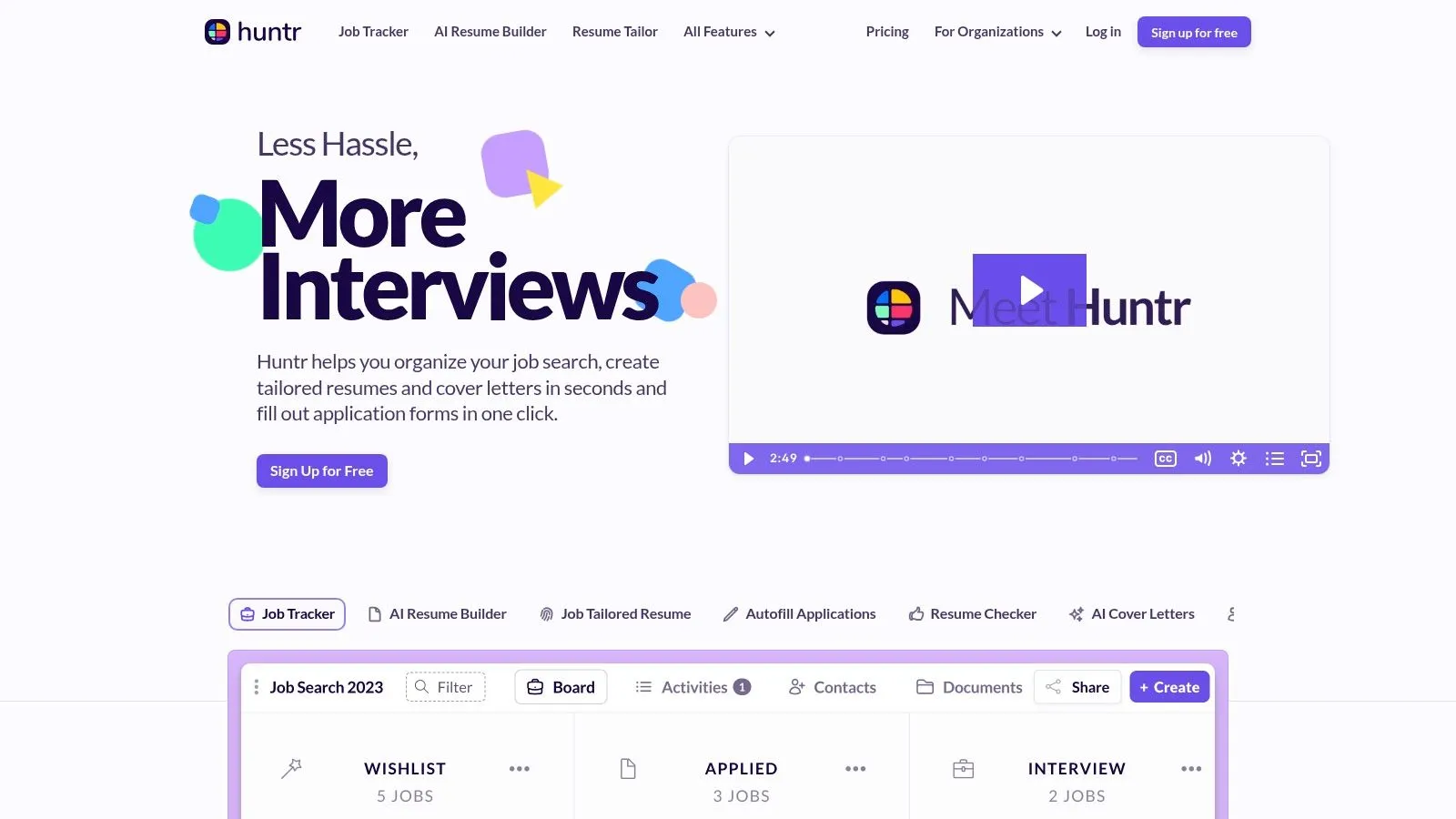 Huntr (AI Resume + Job Tracker)