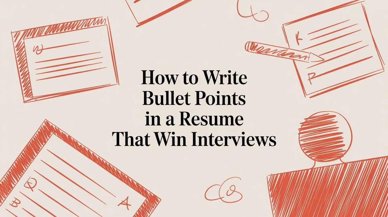 How to Write Bullet Points in a Resume That Win Interviews - StoryCV Blog