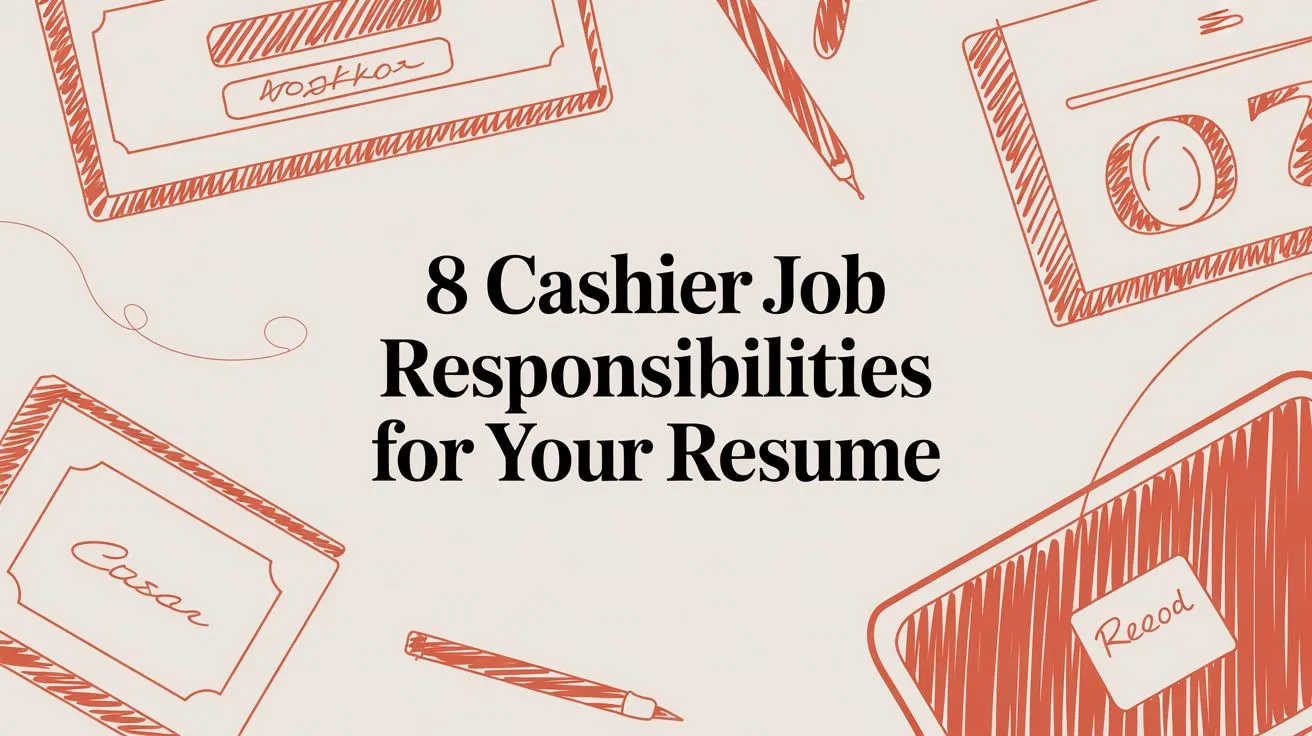 8 Cashier Job Responsibilities for Your Resume - StoryCV Blog