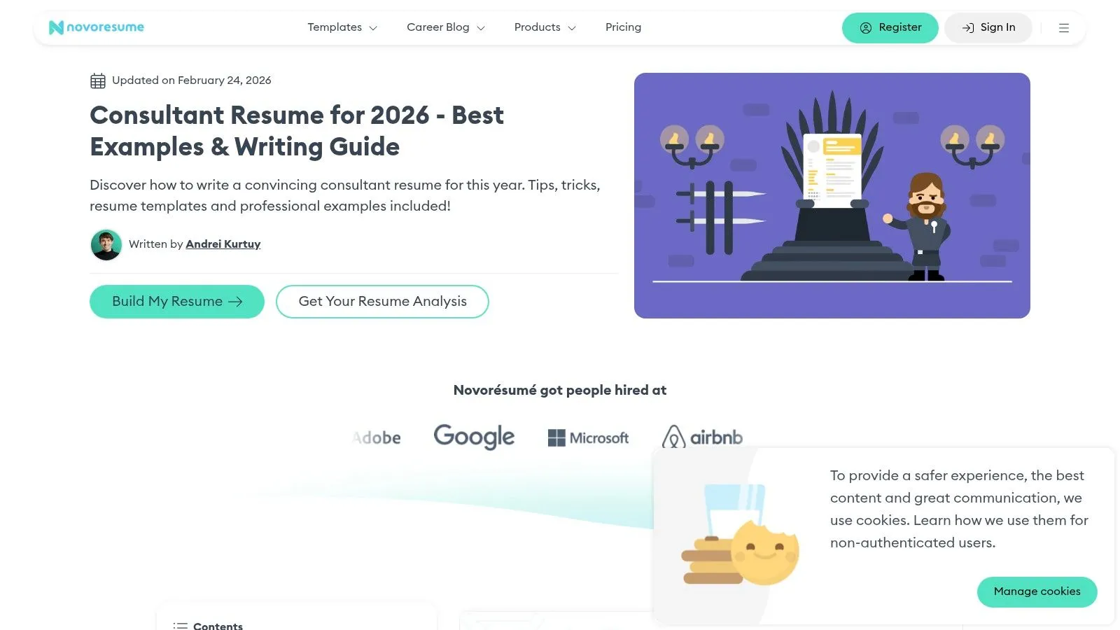 Consultant Resume Sample: 7 Structured Examples for 2026 - StoryCV Blog
