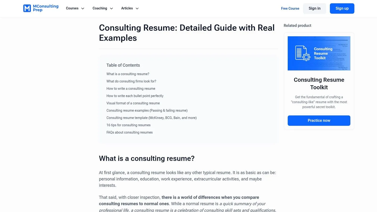 2. IT / Technology Consultant Resume Sample