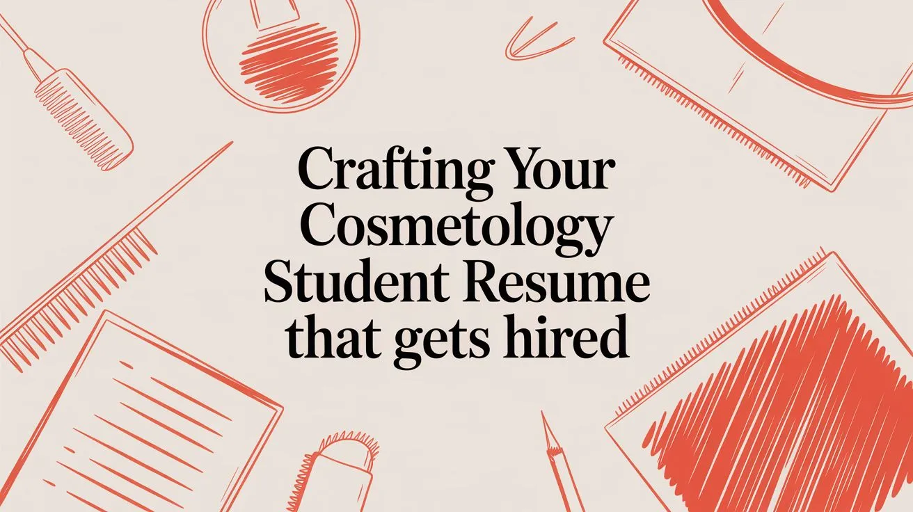 Cosmetology Student Resume That Gets You Hired - StoryCV Blog