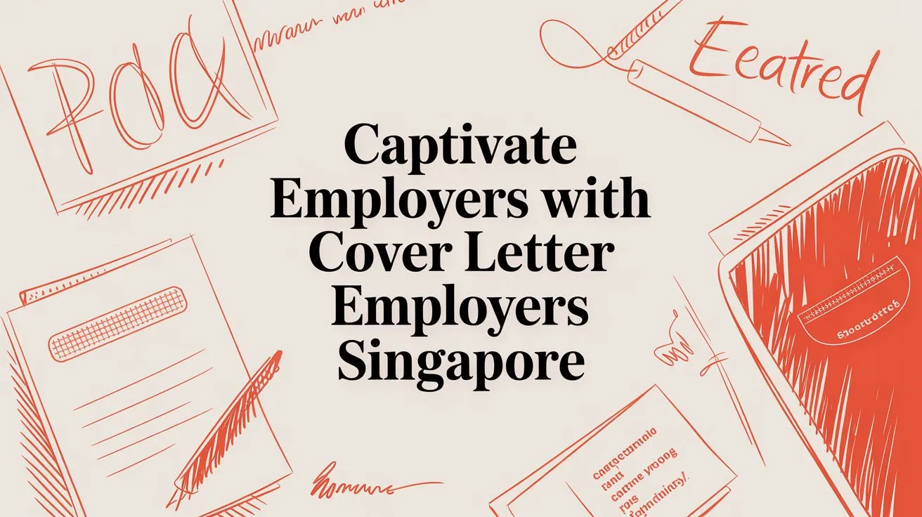 Captivate Employers with cover letter examples Singapore - StoryCV Blog