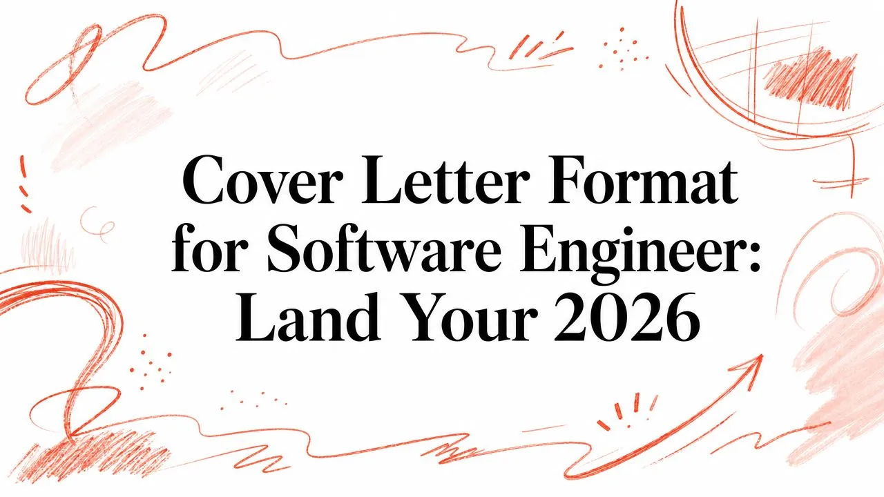 Cover Letter Format for Software Engineer: Land Your 2026 - StoryCV Blog
