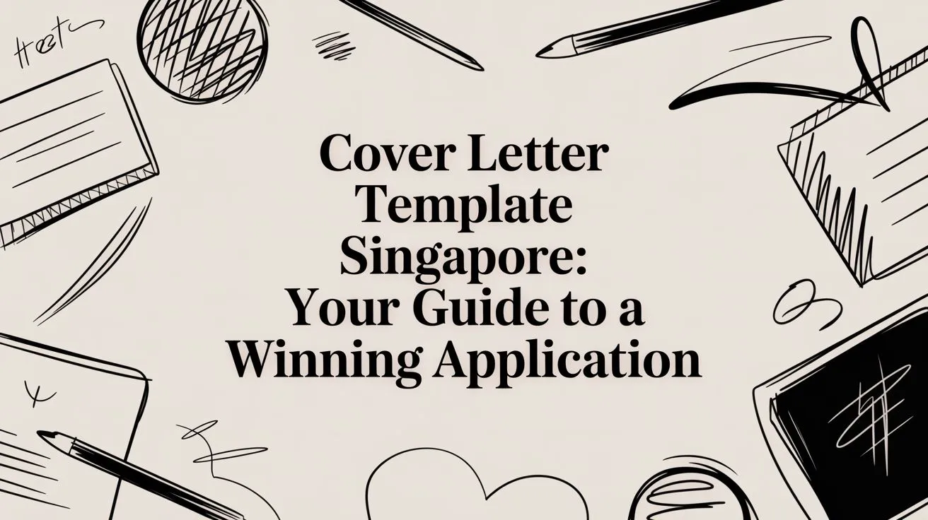 Cover Letter Template Singapore: Your Guide to a Winning Application - StoryCV Blog