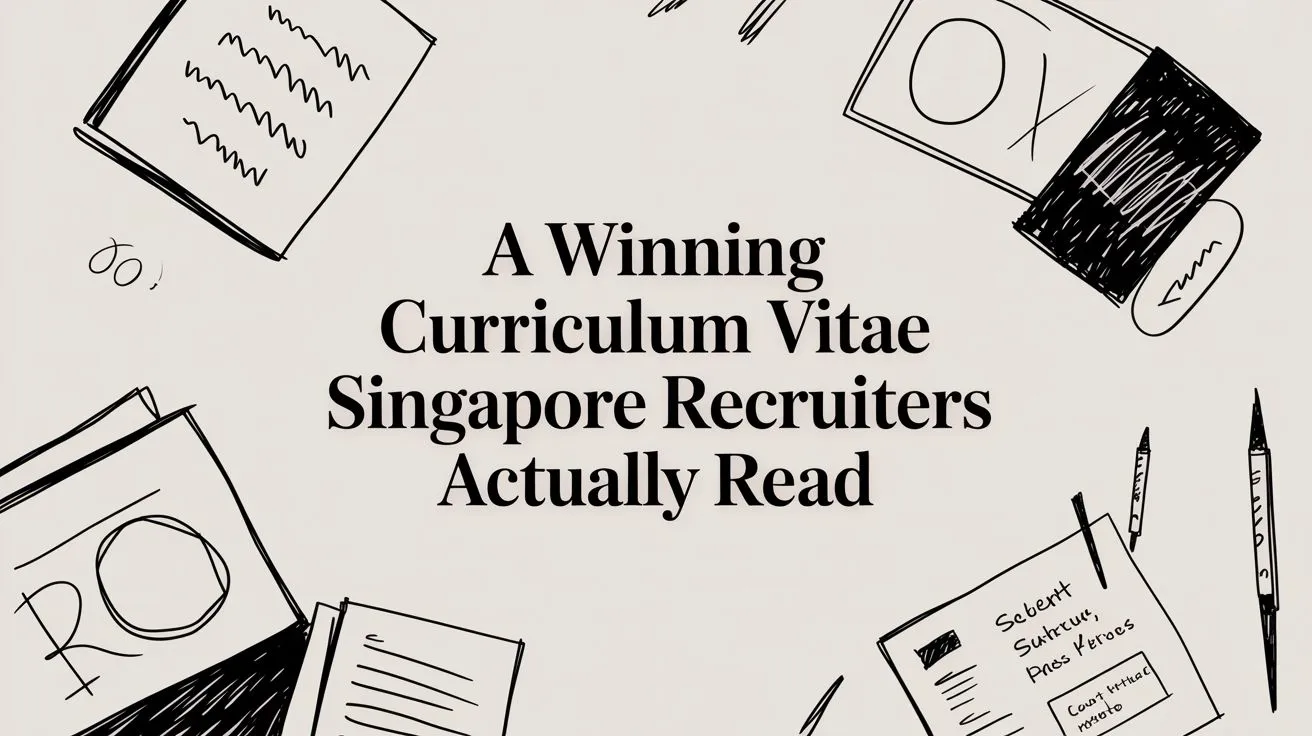 A Winning Curriculum Vitae Singapore Recruiters Actually Read - StoryCV Blog