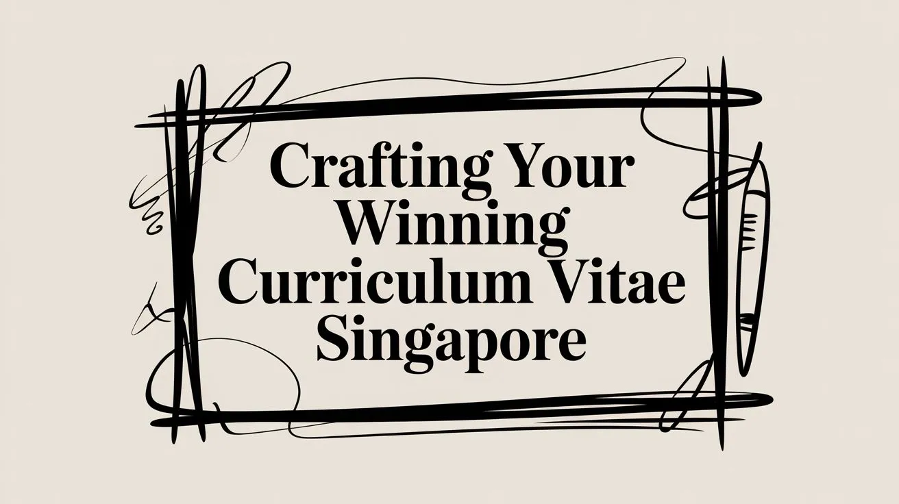 Crafting Your Winning Curriculum Vitae Singapore - StoryCV Blog