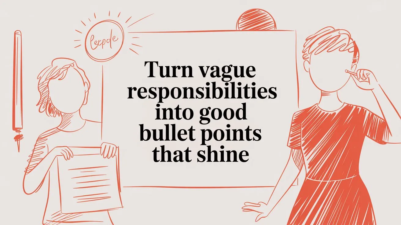 How to Turn Vague Responsibilities into Strong Bullet Points - StoryCV Blog