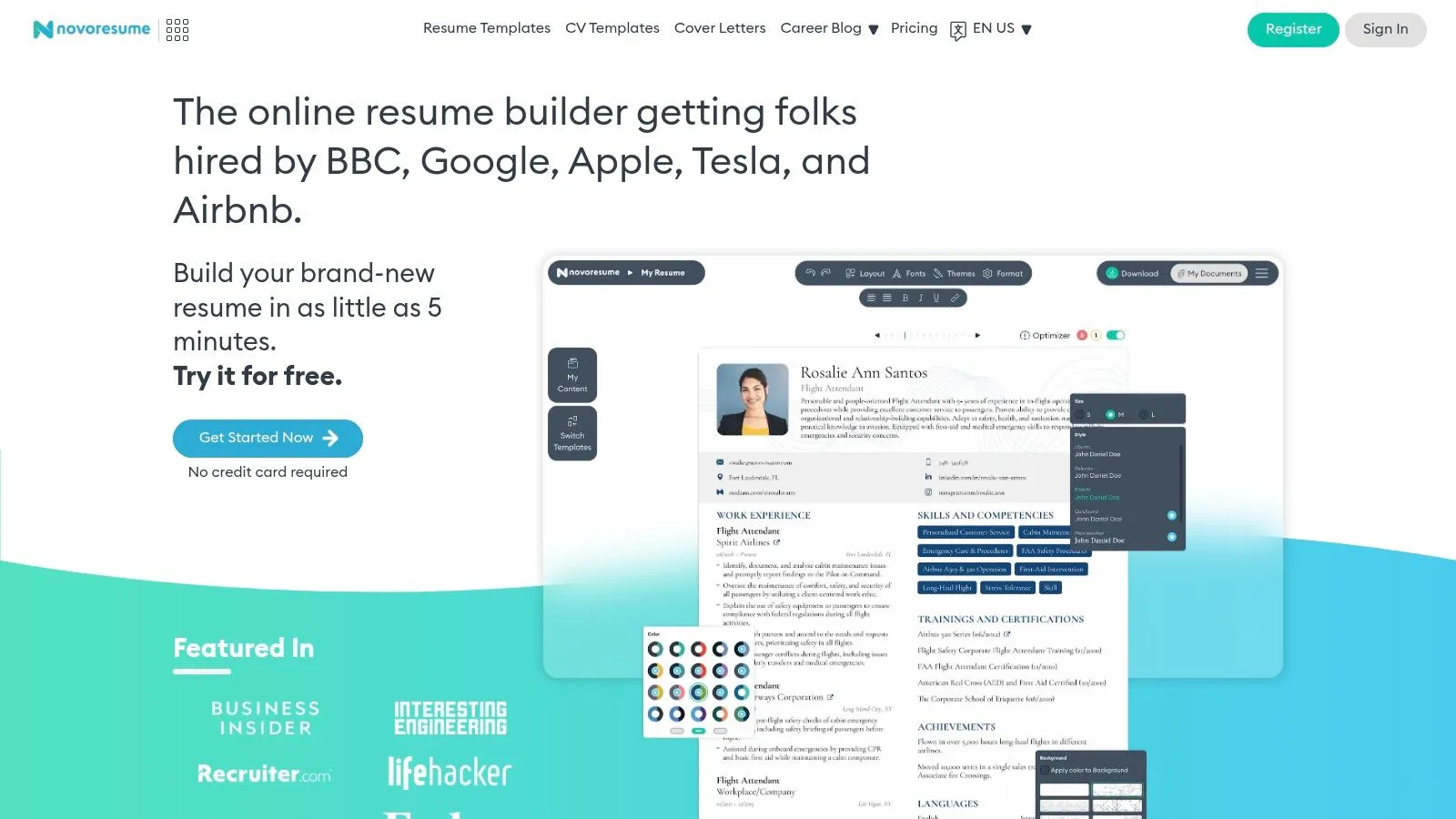 A screenshot of the StoryCV interface showing a user being guided through a smart interview to build their resume narrative.