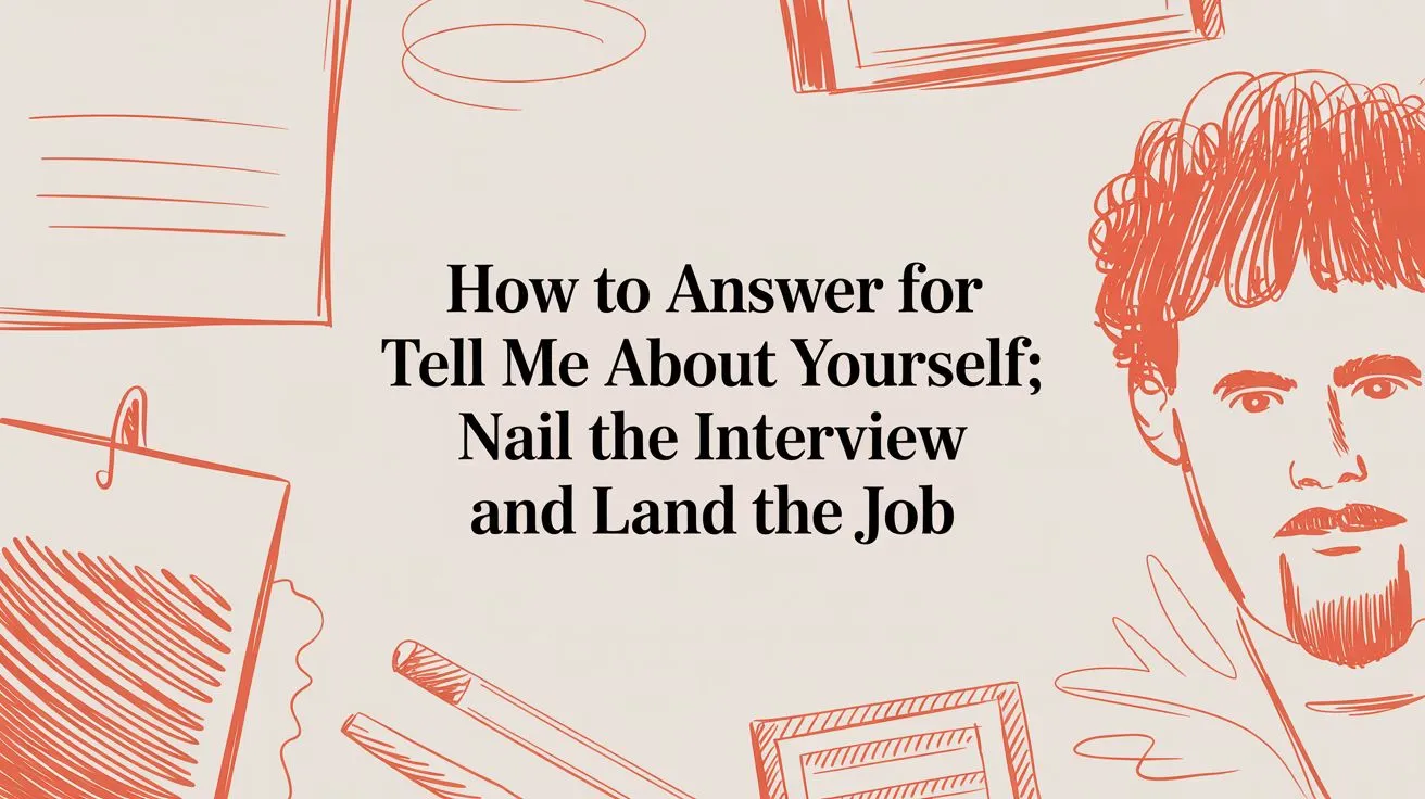 How to answer for tell me about yourself: Nail the Interview and Land the Job - StoryCV Blog