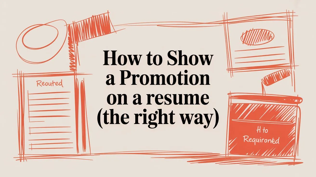 How to Show a Promotion on a Resume (The Right Way) - StoryCV Blog