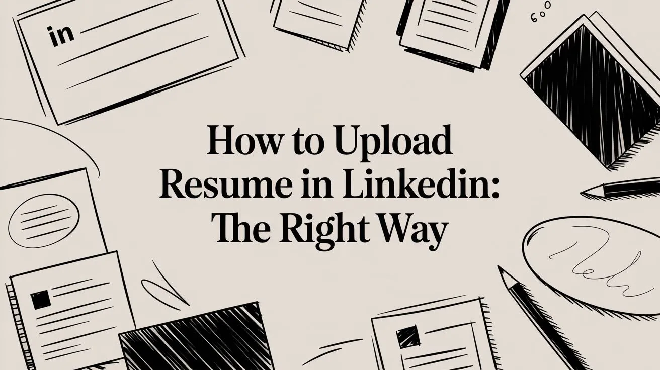 How to upload resume in linkedin: The Right Way - StoryCV Blog