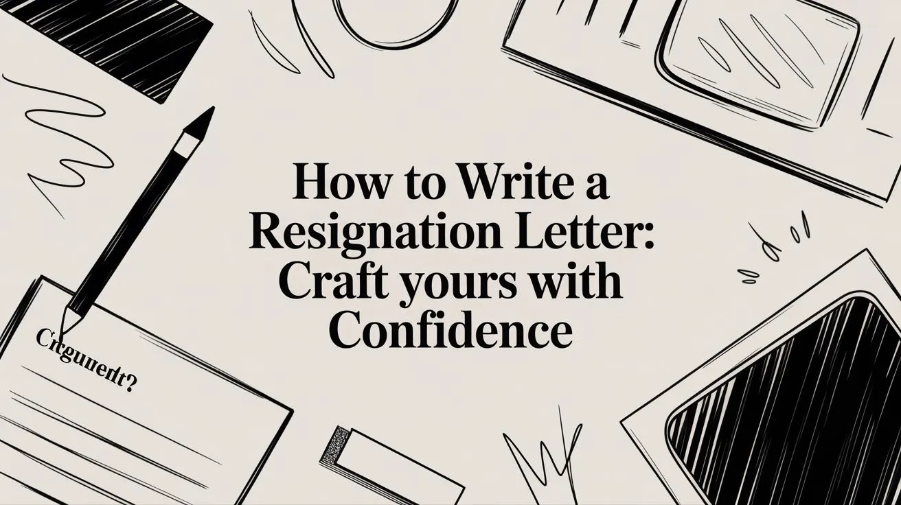 How to Write a Resignation Letter: Craft Yours with Confidence - StoryCV Blog