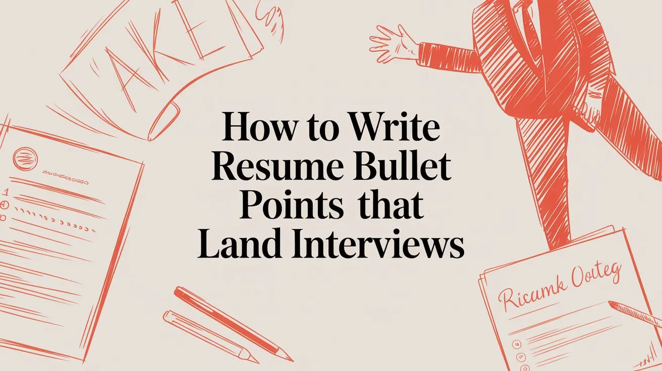 How to Write Resume Bullet Points That Land Interviews - StoryCV Blog