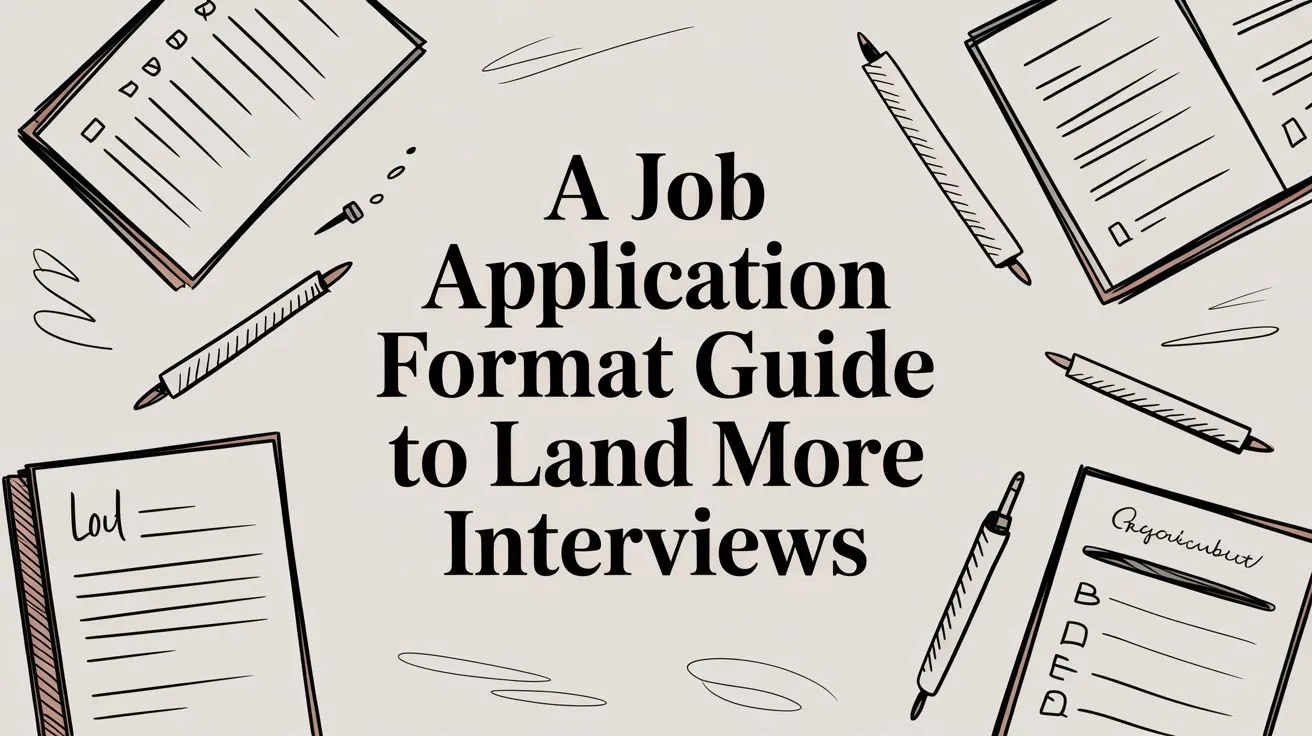 A Job Application Format Guide to Land More Interviews - StoryCV Blog