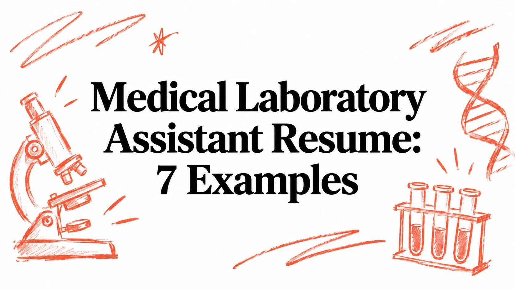 Medical Laboratory Assistant Resume: 7 Examples - StoryCV Blog