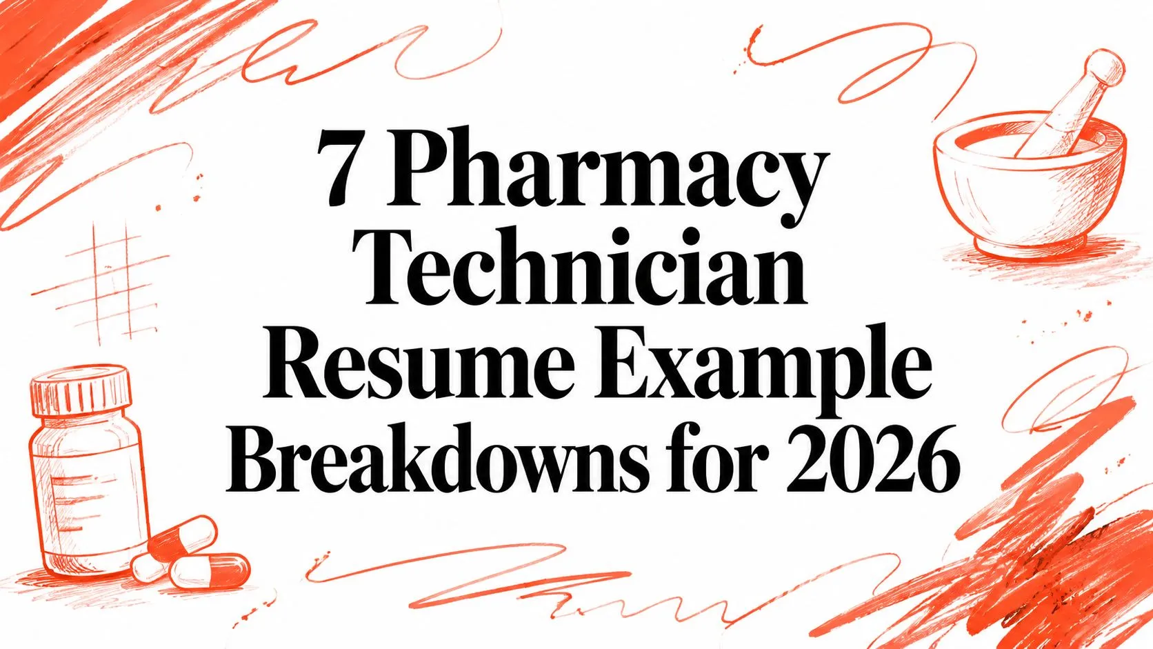 7 Pharmacy Technician Resume Example Breakdowns for 2026 - StoryCV Blog