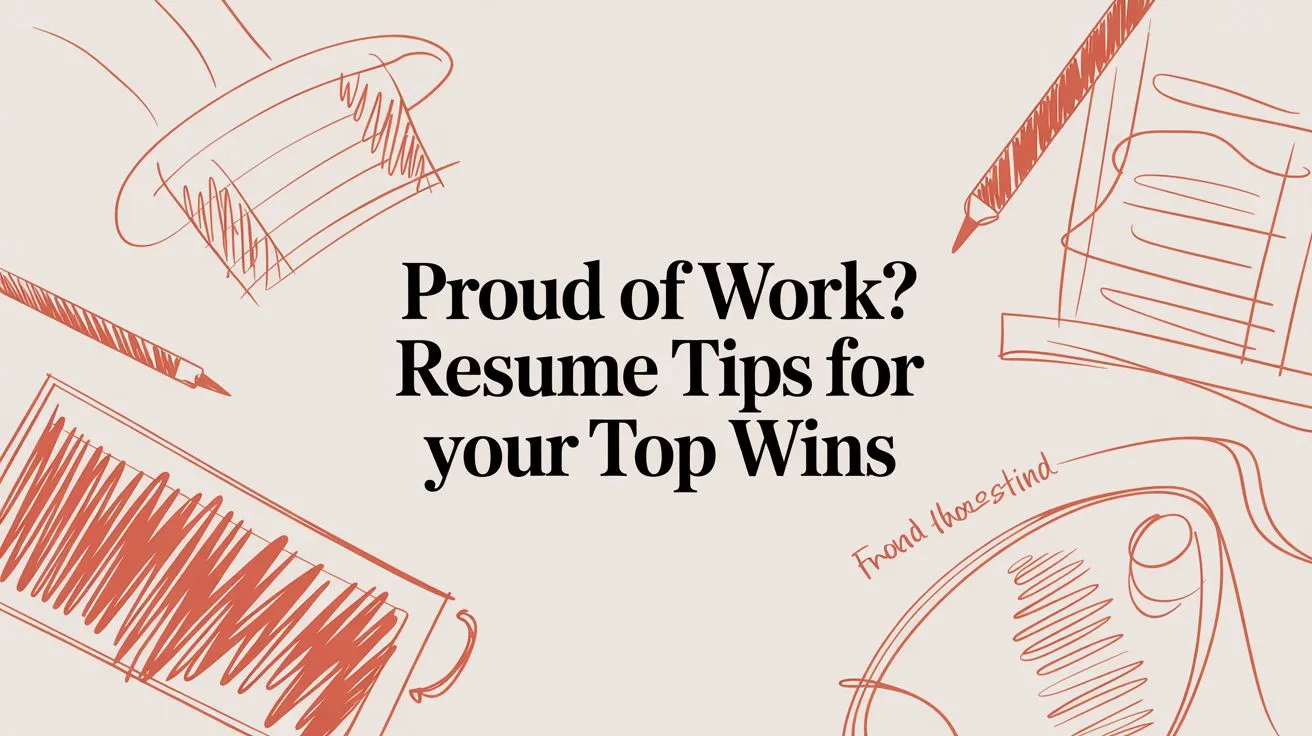 Proud of Work? Resume Tips for Your Top Wins - StoryCV Blog