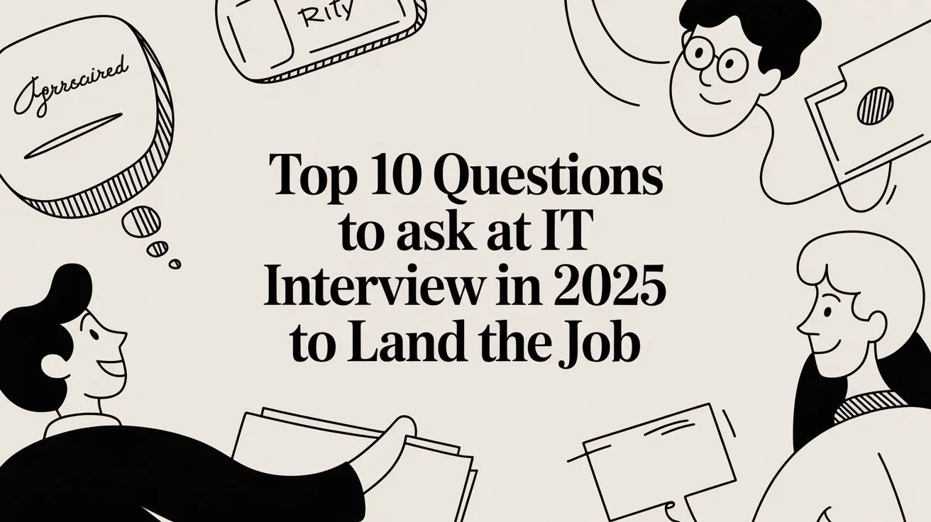 Top 10 Questions to Ask at IT Interview in 2025 to Land the Job - StoryCV Blog