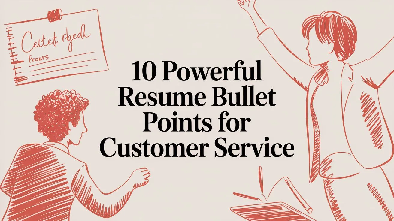 10 Powerful Resume Bullet Points for Customer Service - StoryCV Blog