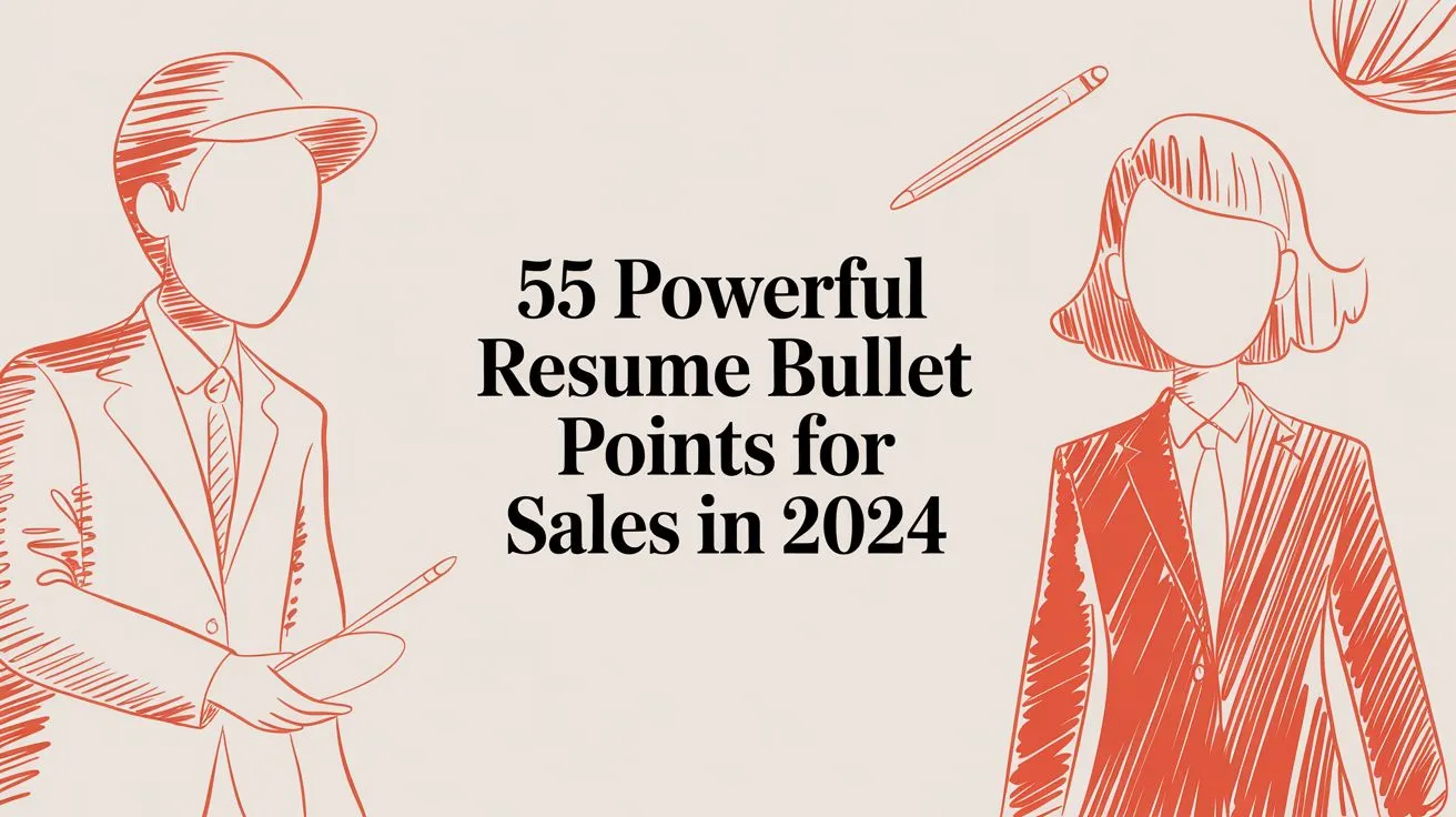 55 Powerful Resume Bullet Points for Sales in 2026 - StoryCV Blog