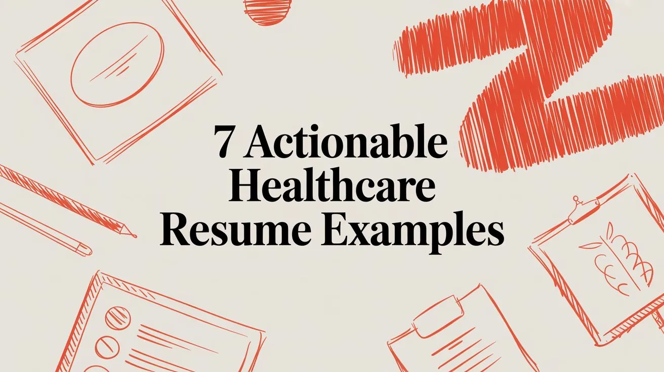 7 Actionable Healthcare Resume Examples - StoryCV Blog