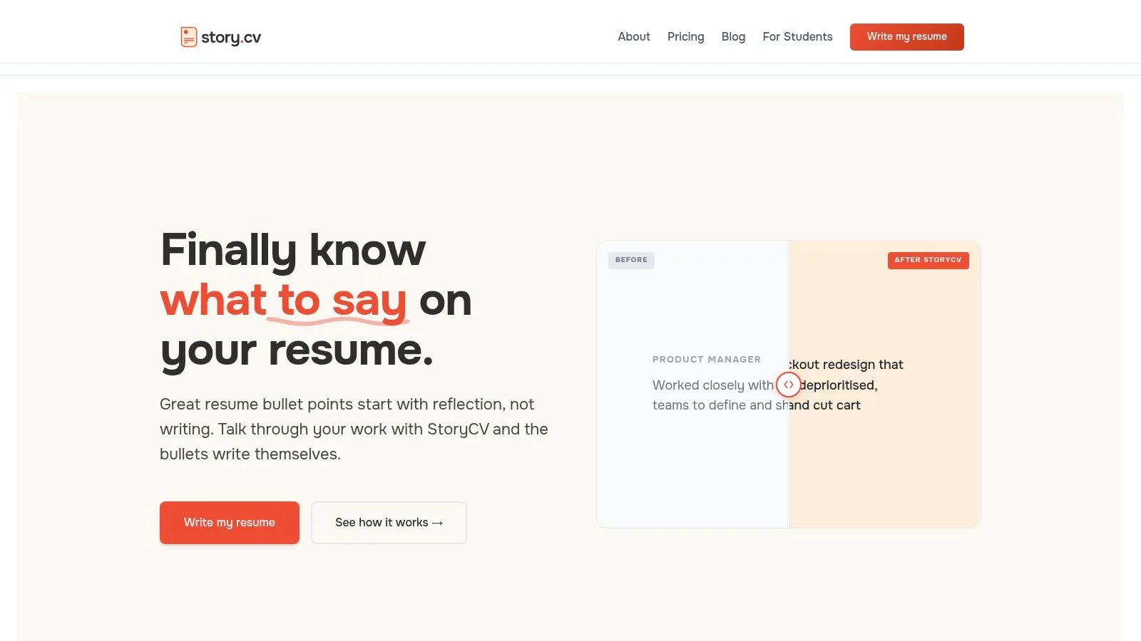 StoryCV