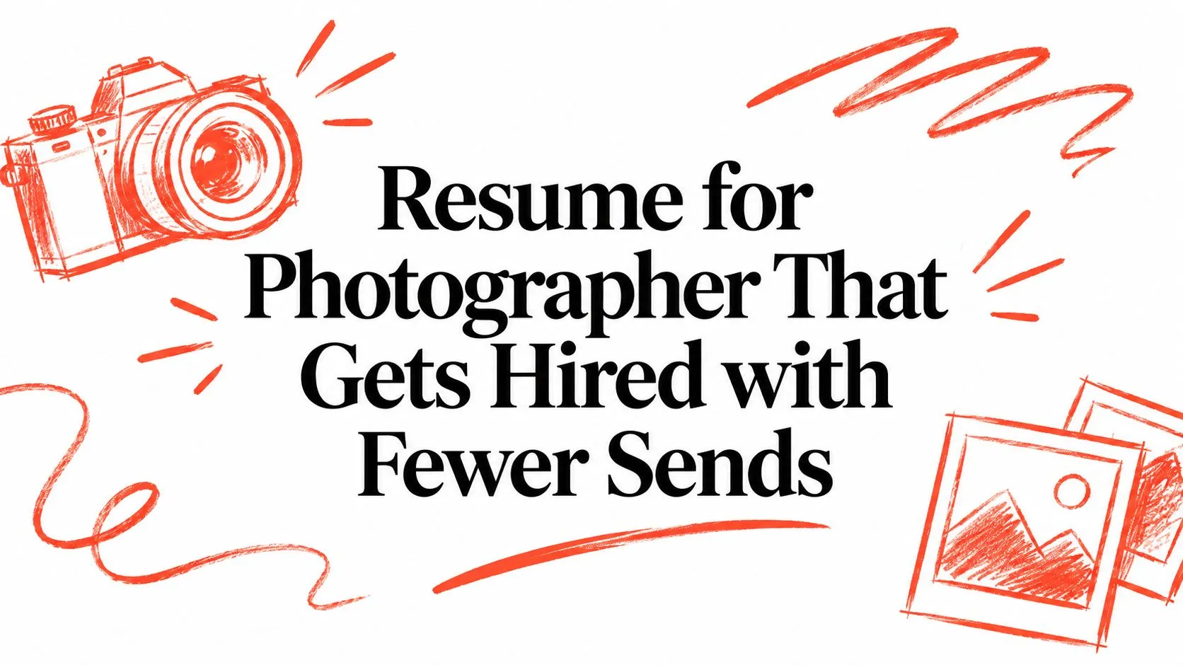 Resume for Photographer That Gets Hired with Fewer Sends - StoryCV Blog