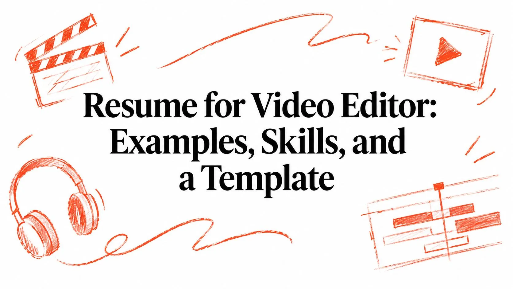Resume for Video Editor: Examples, Skills, and a Template - StoryCV Blog