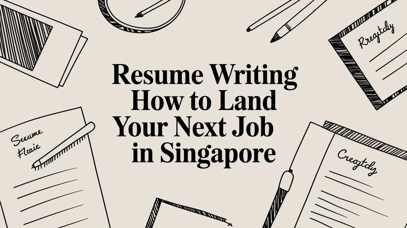 Resume Writing How To Land Your Next Job in Singapore - StoryCV Blog