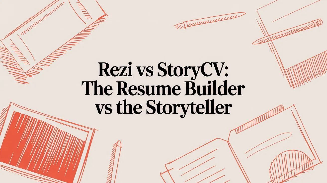 Rezi vs StoryCV: The Resume Builder vs The Storyteller - StoryCV Blog