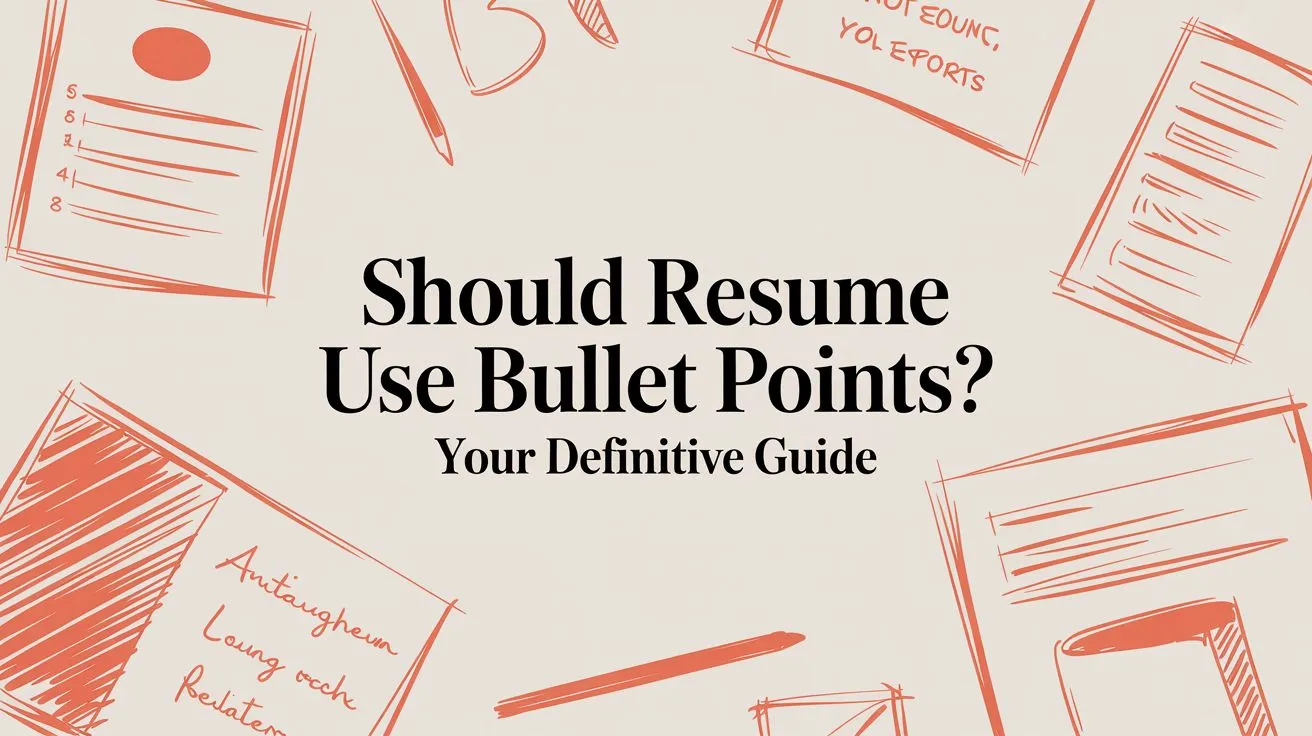 Should a resume use bullet points? - StoryCV Blog