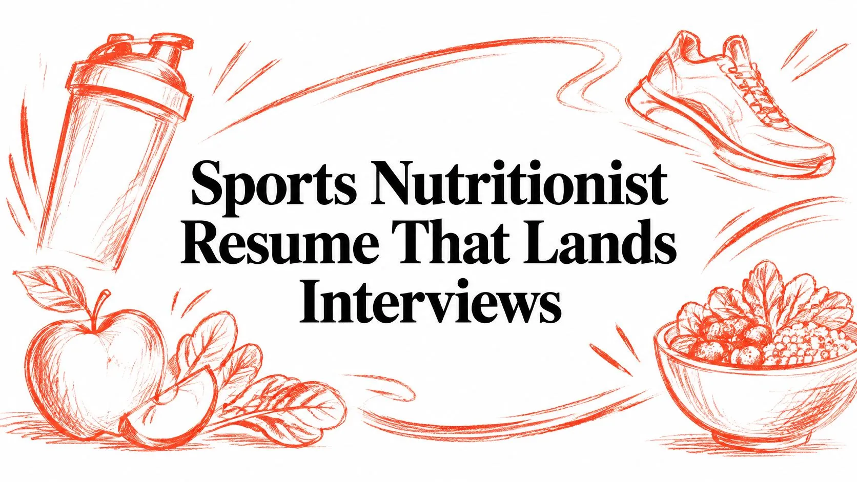 Sports Nutritionist Resume That Lands Interviews - StoryCV Blog