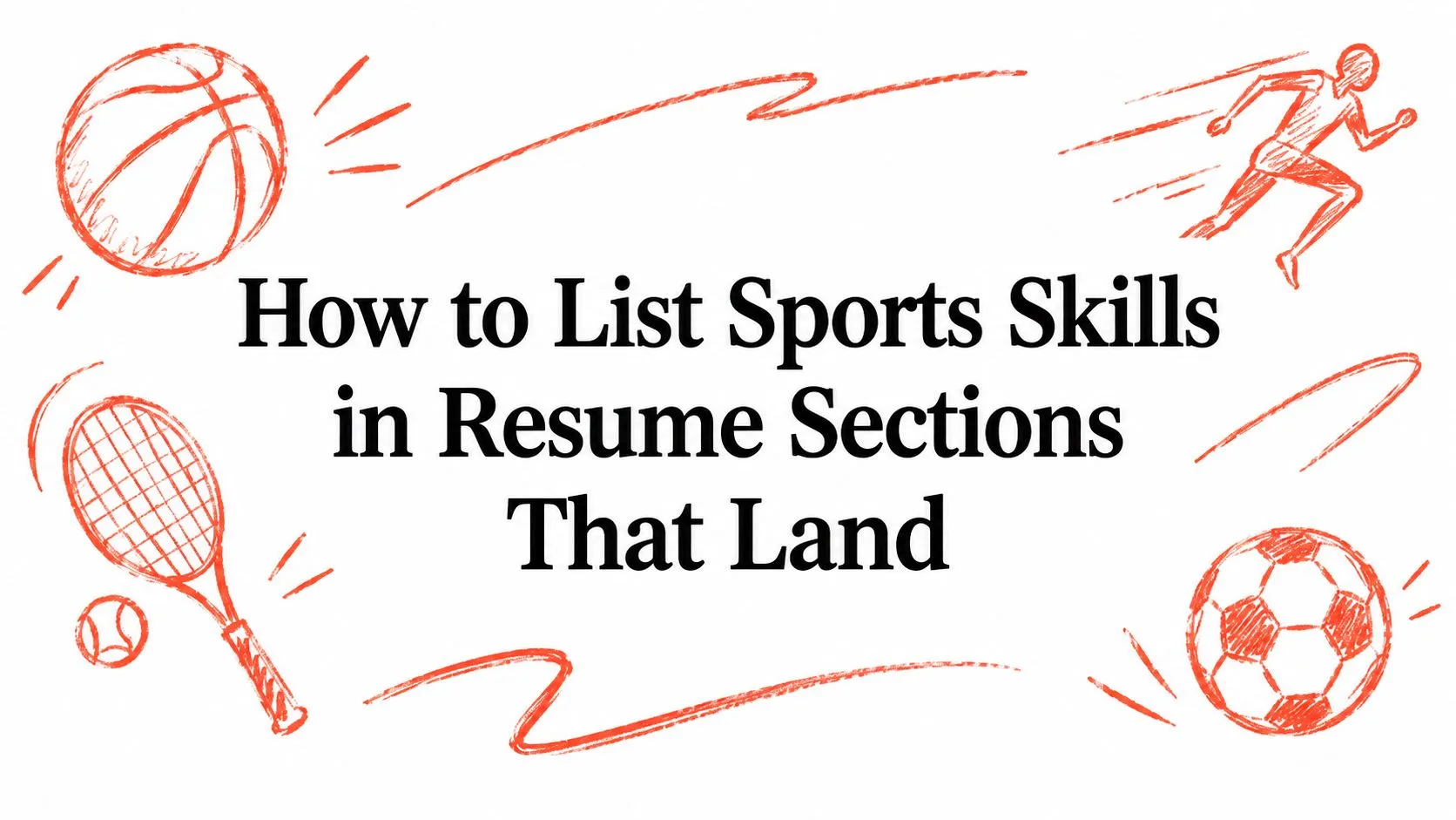 How to List Sports Skills in Resume Sections That Land - StoryCV Blog