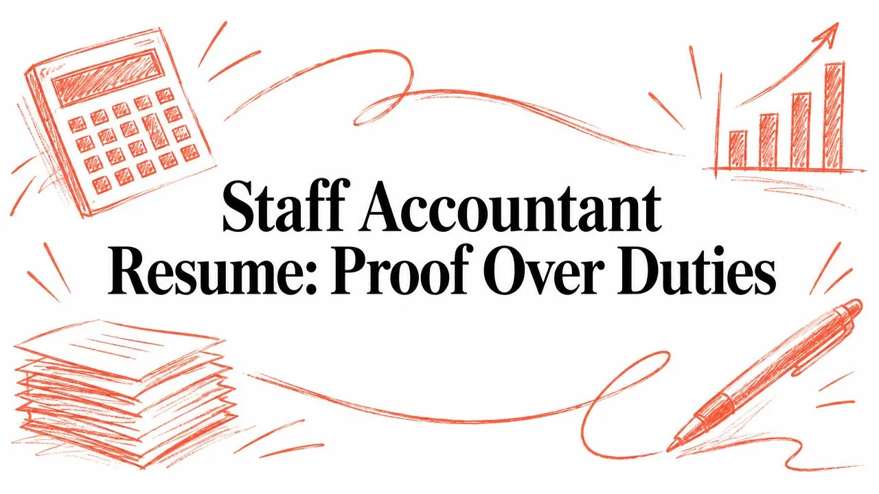 Staff Accountant Resume: Proof Over Duties - StoryCV Blog