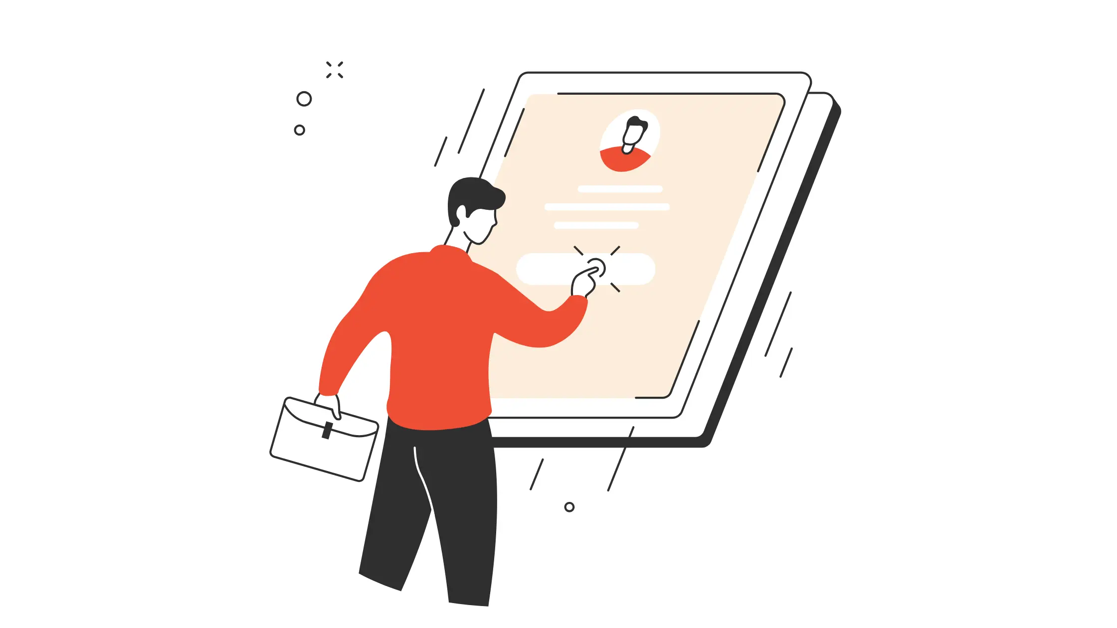 A person choosing the strategic narrative approach for their resume